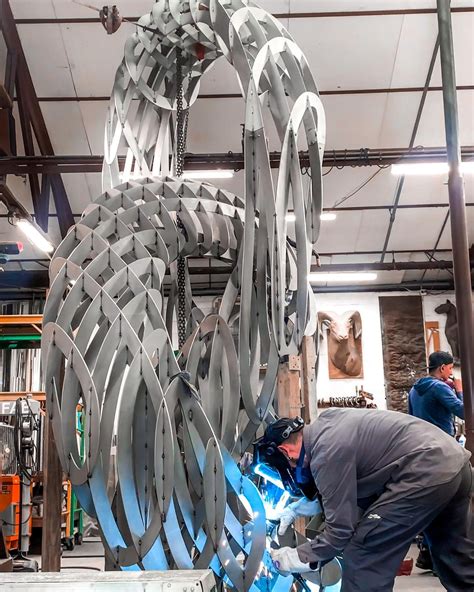 metal fabrication sculptures|mga sculptures.